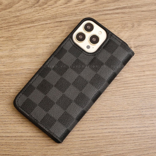 Authentic LV Canvas iPhone Wallet Case (Upcycled - 6)