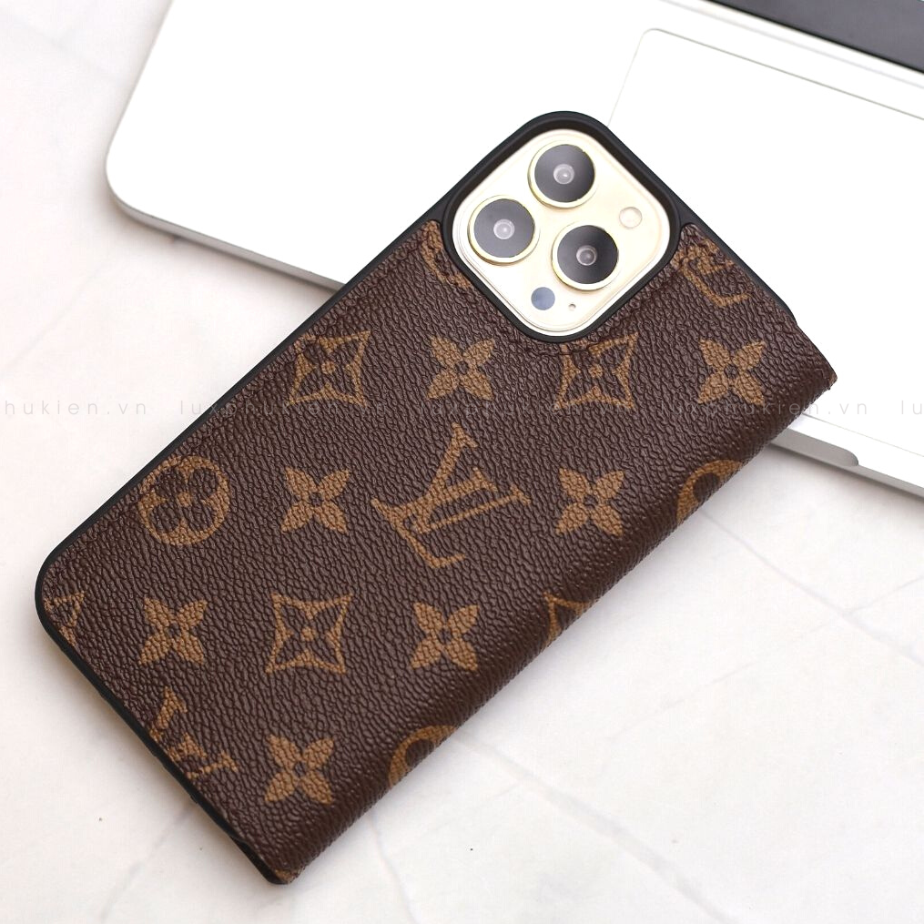 Authentic LV Canvas iPhone Wallet Case (Upcycled - 6)