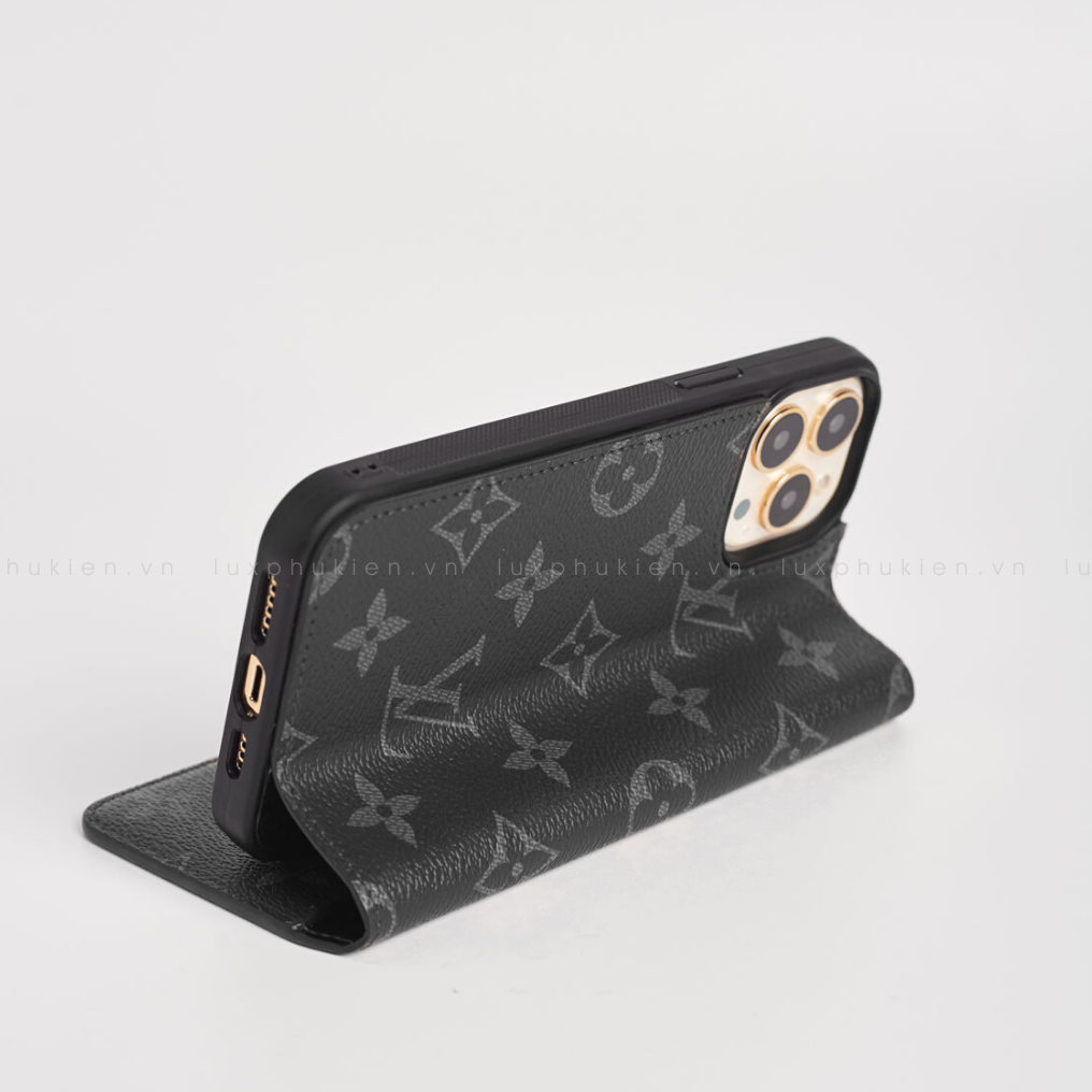 Authentic LV Canvas iPhone Wallet Case (Upcycled - 6)