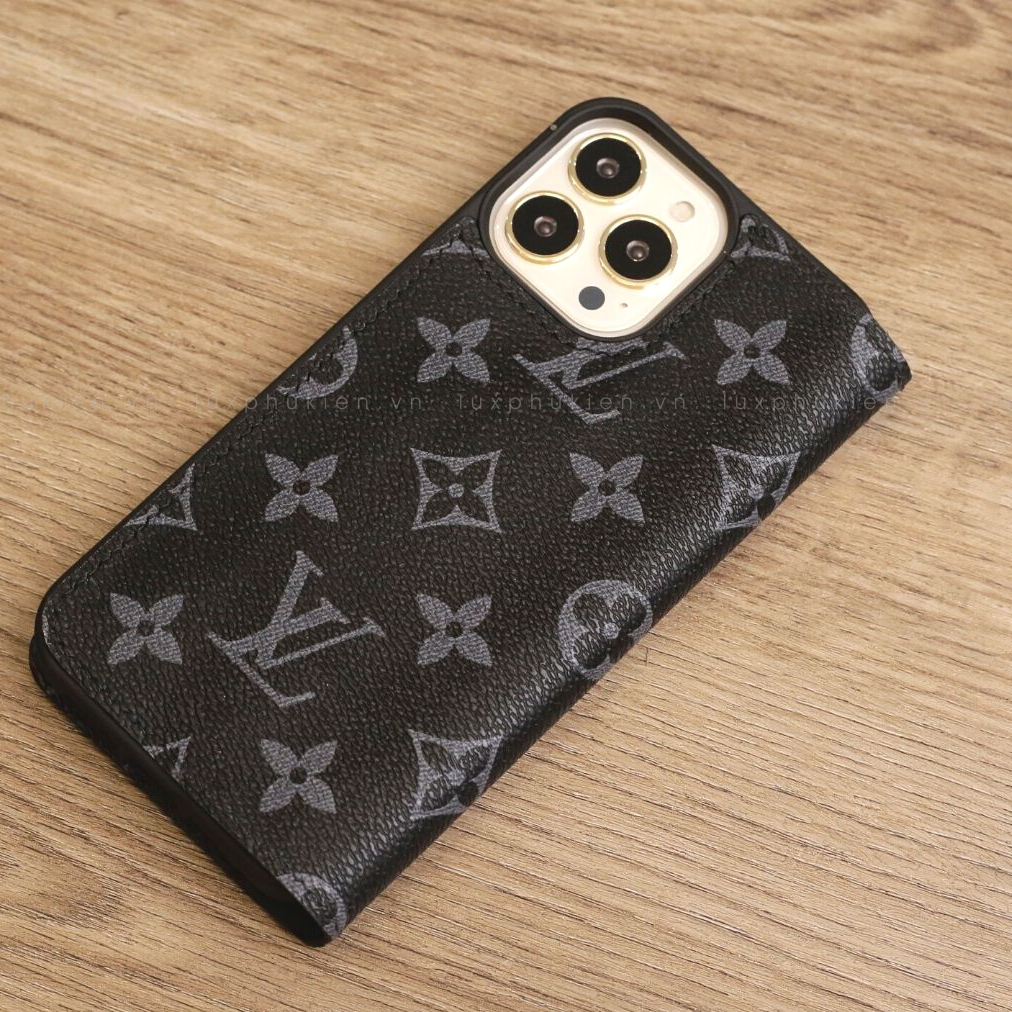 Authentic LV Canvas iPhone Wallet Case (Upcycled - 6)