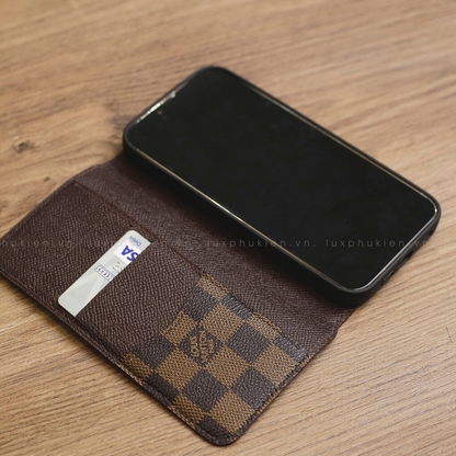 Authentic LV Canvas iPhone Wallet Case (Upcycled - 6)