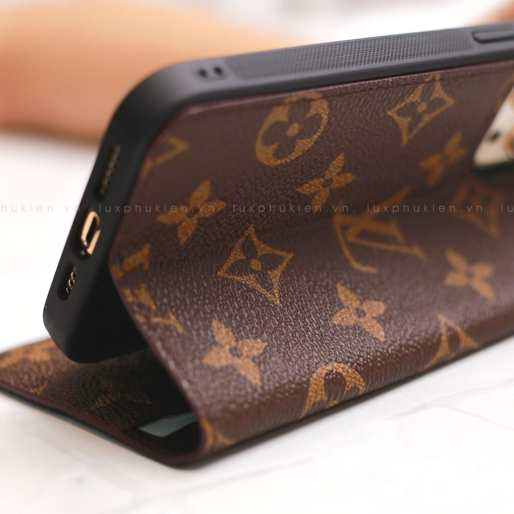 Authentic LV Canvas iPhone Wallet Case (Upcycled - 6)