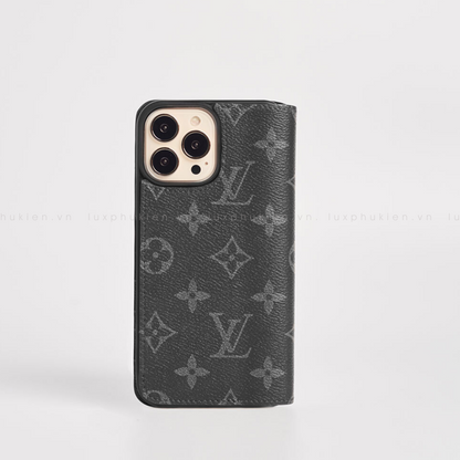 Authentic LV Canvas iPhone Wallet Case (Upcycled - 6)