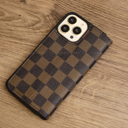 Authentic LV Canvas iPhone Wallet Case (Upcycled - 6)