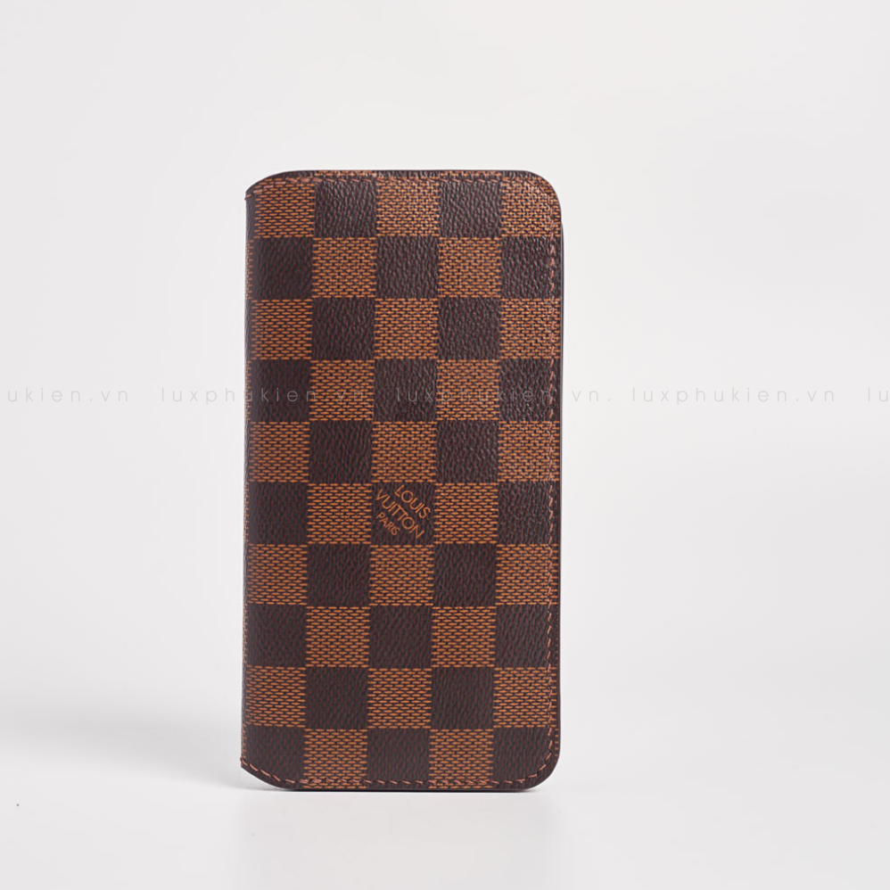 Authentic LV Canvas iPhone Wallet Case (Upcycled - 6)