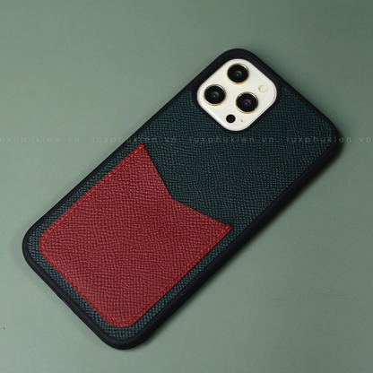 Epsom Leather iPhone Card Wallet Case 11