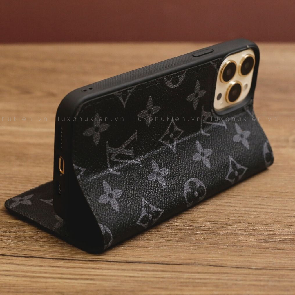 Authentic LV Canvas iPhone Wallet Case (Upcycled - 6)