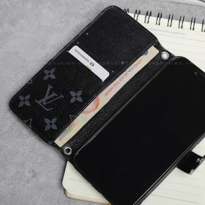 Authentic LV Canvas iPhone Wallet Case (Upcycled - 1)