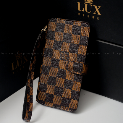 Authentic LV Canvas iPhone Wallet Case (Upcycled - 1)