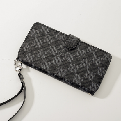 Authentic LV Canvas iPhone Wallet Case (Upcycled - 1)