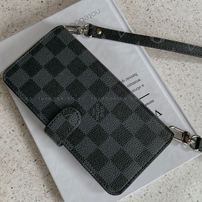 Authentic LV Canvas iPhone Wallet Case (Upcycled - 4)