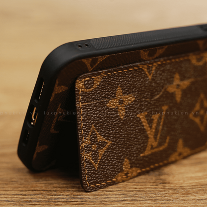 Authentic LV Canvas iPhone Card Case (Upcycled - 9)