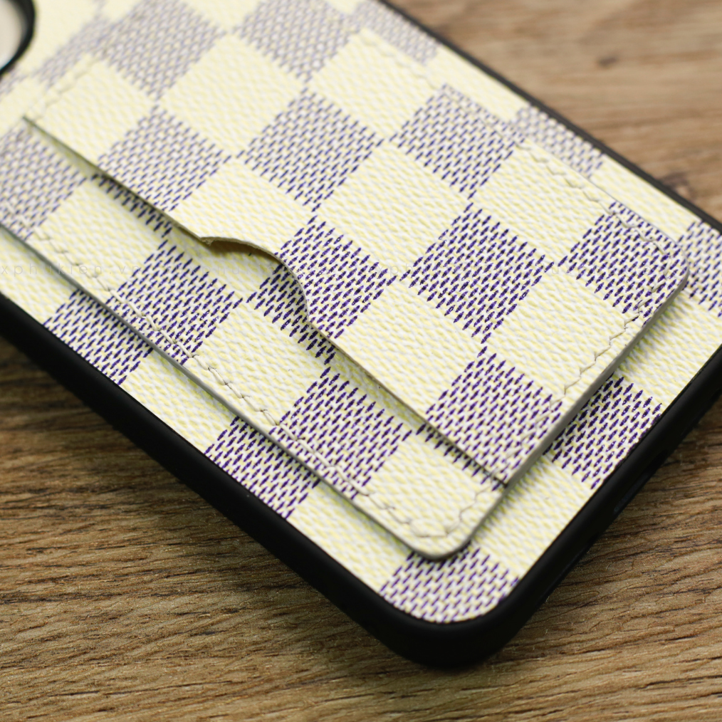 Authentic LV Canvas iPhone Card Case (Upcycled - 9)