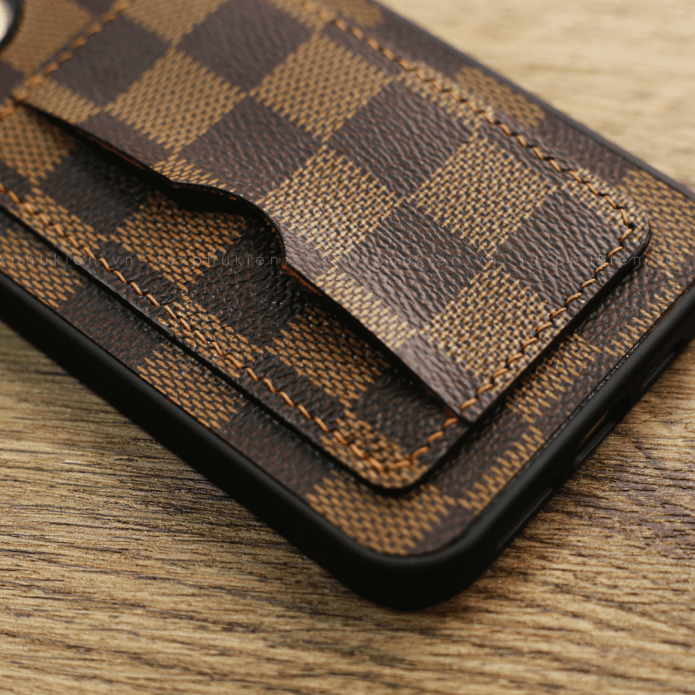 Authentic LV Canvas iPhone Card Case (Upcycled - 9)