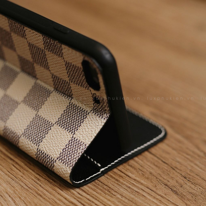 Authentic LV Canvas iPhone Wallet Case (Upcycled - 6)