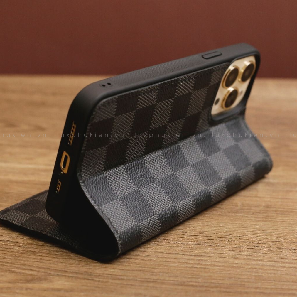 Authentic LV Canvas iPhone Wallet Case (Upcycled - 6)