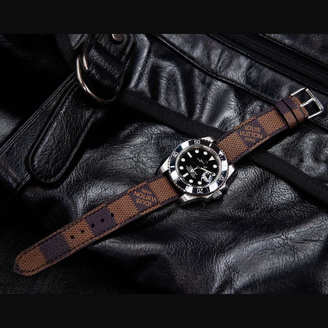 Recycled Louis Vuitton Watch band AW-LV02