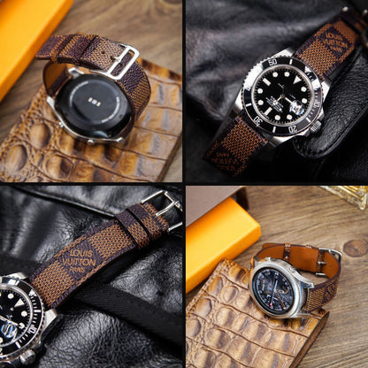 Recycled Louis Vuitton Watch band AW-LV02