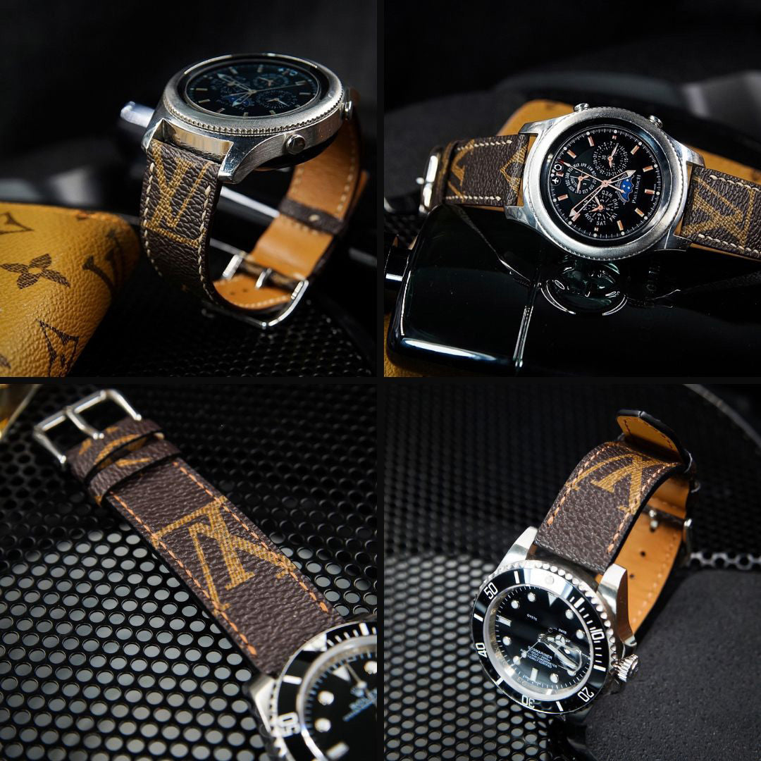 Recycled Louis Vuitton Watch band AW-LV02