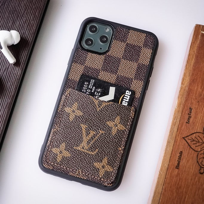 Authentic LV Canvas iPhone Wallet Case (Upcycled - 11)