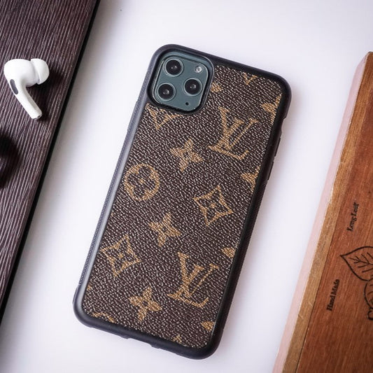 Authentic LV Canvas iPhone Case (Upcycled - 12)