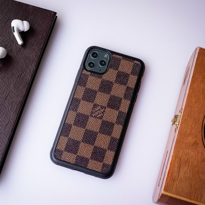 Authentic LV Canvas iPhone Case (Upcycled - 12)