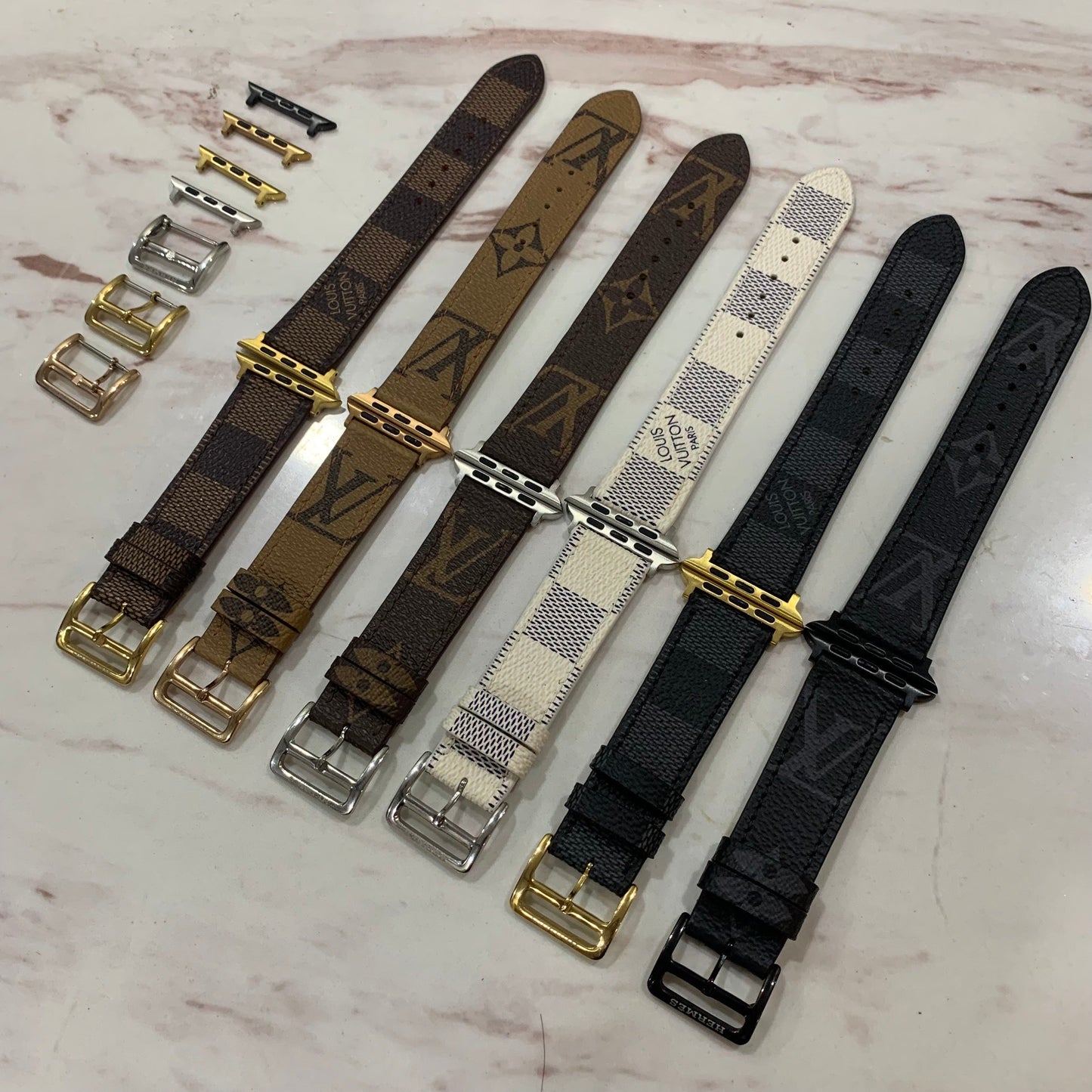 Recycled Louis Vuitton Apple watch band AW-LV12